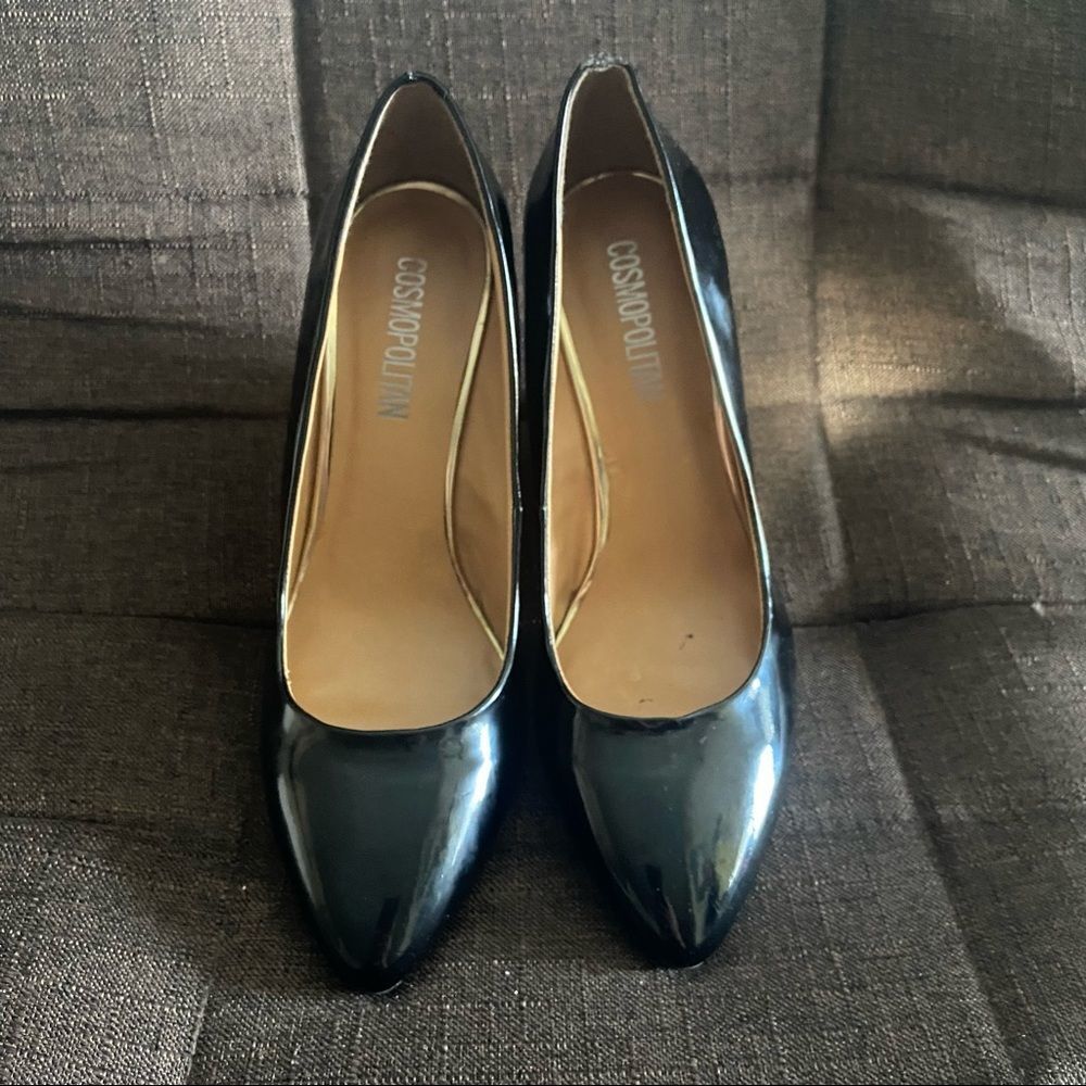 COSMOPOLITAN Dressy‎ Wedge Pump Black Size 8.5